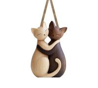 Sculture Di Gatto Per La Decorazione Della Casa,2D In Legno A Forma Di Animale | Decorazione Per Coppia Di Gatti,Per Il Matrimonio, Le Celebrazioni Di Compleanno, La Camera Da Romantica, La Fidanzata