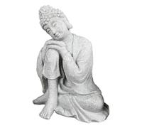 Sculture Di Preghiera Di Statua Di Buddha - Conveniente Statua Di Buddha Seduto Felice | Ornamento Seduto Di Scultura Di Buddha Zen Cinese | Artigianato Paesaggistica Buddah Figurine Per Meditazione