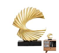Sculture Home Decor Onda Oceanica, Orcorazioni Onda Oceanica in Oro/Bianco Anti-Fade E Odorato. Il materiale garantisce che sia resistente alla prova del mentre porta un