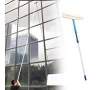 Scumlovy L 12 10 9 8 7 6 5 M Kit per la Pulizia dei vetri per finestre, Attrezzatura di Lavaggio Professionale con Asta di Giunzione, Asta di Pulizia per Piccole Imprese 2 in 1 Resistente (10 m/32,8