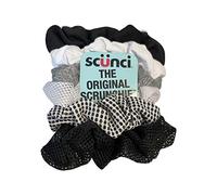 scunci, 6 elastici neri, grigi, bianchi, 33459