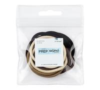 Scunci Elastici per capelli senza danni, confezione da 12, colori neutri per tutti i tipi di capelli, tenuta forte, senza pieghe, senza metallo, con custodia, delicati sui capelli, perfetti per lo