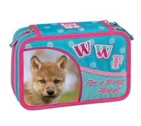 SCUOLA 58113 ASTUCCIO CORREDO 3ZIP WWF FLOWERS