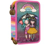 SCUOLA 607GJ26 ASTUCCIO 3 ZIP BE KIND TO EACH OTHER GORJUSS
