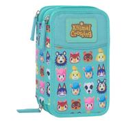 SCUOLA 65137 ASTUCCIO 3 ZIP ANIMAL CROSSING