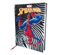 Scuola Agenda compatibile con DIARIO 20x15 cm Spiderman Uomo Ragno standard 2025/2026 + Omaggio portachiave fischietto e penna multicolore