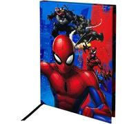 Scuola Agenda compatibile con DIARIO 20x15cm Spiderman Uomo Ragno Marvel standard 2026/2027 + Omaggio portachiave fischietto e penna multicolore