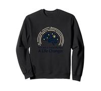 Scuola Assistente Sociale Vita Changer Inspirational Citazione Felpa, Unisex per Adulti, Nero, S