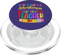 Scuola audace e coraggioso e avventuroso Head Start Teacher PopSockets PopGrip per MagSafe