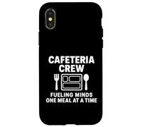 Scuola Caffetteria Lunch Lady - Fueling Minds Meal Time Custodia per iPhone X/XS