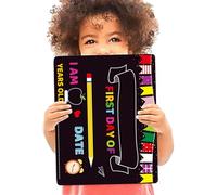Scuola Chalkboard | Mini lavagne | Primo e ultimo giorno di lavagna scolastica | Reusibile Regale a scuola | PVC Small Chalk Boards per segni di messaggio, scuola, matrimonio, festa, arredamento