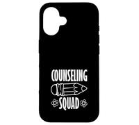 Scuola Counselor Counseling Squad Pencil Art Custodia per iPhone 16