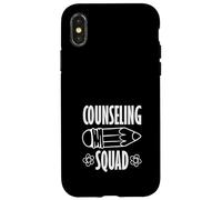 Scuola Counselor Counseling Squad Pencil Art Custodia per iPhone X/XS