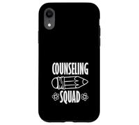 Scuola Counselor Counseling Squad Pencil Art Custodia per iPhone XR