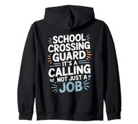 Scuola Crossing Guardia Felpa con Cappuccio
