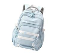 Scuola degli studenti Bella Borsa da viaggio Zaino Estetico Grande Capacità Casual Daypacks Trendy Zaino Laptop Estetico Scuola Studente Viaggio Alla Moda Per Ragazzi E Ragazze, Blu
