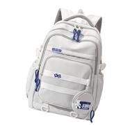 Scuola degli studenti Bella Borsa da viaggio Zaino Estetico Grande Capacità Casual Daypacks Trendy Zaino Laptop Estetico Scuola Studente Viaggio Alla Moda Per Ragazzi E Ragazze, grigio