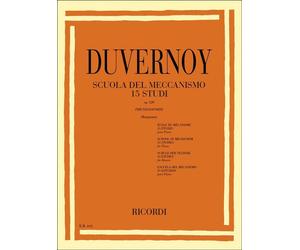 SCUOLA DEL MECCANISMO - 15 STUDI - OP.120 - JEAN-BAPTISTE DUVERNOY - PIANOFORTE