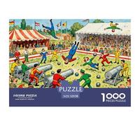 Scuola di Addestramento Cannonball Puzzle in Legno Impermeabile Puzzles Da 1000 Pezzi Regali Per Adulti Impossibili Per Decorazioni Domestiche