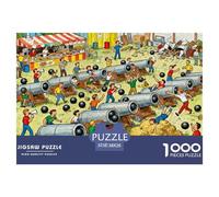 Scuola di Addestramento Cannonball Puzzle in Legno Impermeabile Puzzles Da 1000 Pezzi Regali Per Adulti Divertenti Per Decorazioni Domestiche