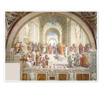 Scuola di Atene I Poster di Raffael 40 x 30 cm Quadri Decorazione per pareti