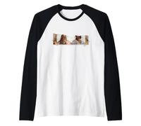 Scuola di Atene - Platone e Aristotele - Regalo filosofo Maglia con Maniche Raglan