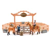 Scuola di equitazione con cavalli e cavalieri FAUNICA