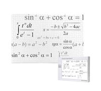 Scuola di matematica e geometria con formule scientifiche in stile lavagna,Puzzle in legno da 1000 pezzi per famiglie, puzzle per adulti e adolescenti