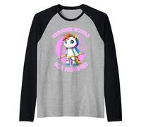Scuola E Unicorno Maglia con Maniche Raglan