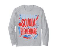 Scuola Elementare Magliette per Maestra di Scuole Elementari Maglia a Manica