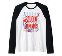 Scuola Elementare Magliette per Maestra di Scuole Elementari Maglia con Maniche Raglan