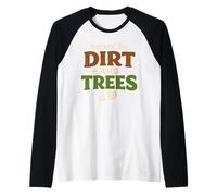 Scuola Foresta Imparare Fuori Natura Giocare Educazione Maglia con Maniche Raglan