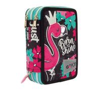 SCUOLA GG9Q5810 GOPOP ASTUCCIO 3 ZIP FLAMINGO