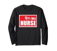 Scuola infermieristica Laurea Presente Futuro I'm A Nurse Maglia a Manica