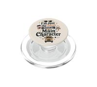 Scuola Mamma Personaggio Principale Divertente Caffè Run Citazione PopSockets PopGrip per MagSafe