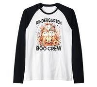 Scuola Materna Boo Crew Insegnante Bambini Halloween Fantasma Zucca Maglia con Maniche Raglan