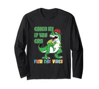 Scuola materna Field Day Vibes Carino T-rex Dinosaur Lovers Maglia a Manica