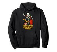 Scuola media Peace Out Elementary Cool Kids Back to School Felpa con Cappuccio