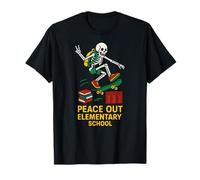 Scuola media Peace Out Elementary Cool Kids Back to School Maglietta