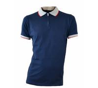 SCUOLA NAUTICA ITALIANA Polo Uomo Manica Corta Cotone Piquet - Polo Uomo Cotone Sportiva - t-Shirt (158832 Navy, XXL)