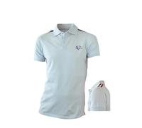 SCUOLA NAUTICA ITALIANA Polo Uomo Manica Corta Cotone Piquet - Polo Uomo Cotone Sportiva - t-Shirt (158882 Iceberg, XL)