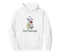 Scuola Psicologo Bouquet Natura Ape educativo Divertente Felpa con Cappuccio