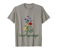 Scuola Psicologo Bouquet Natura Ape educativo Divertente Maglietta
