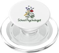 Scuola psicologo bouquet natura ape educativo divertente PopSockets PopGrip per MagSafe
