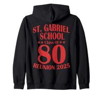 Scuola San Gabriele, Classe del 1980, Riunione 2025 Felpa con Cappuccio