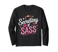 Scuola Ufficio Magia Divertente Segretario Chaos Coordinatore Scuola Maglia a Manica
