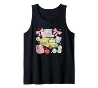 Scuolabus Apple Zaino Libri Fiori Canotta