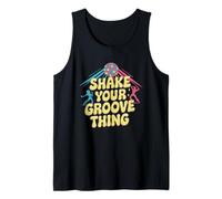 Scuoti il tuo Groove Thing Vintage anni '70 Danza Retro Dance Canotta