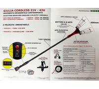 Scuotitore Abbacchiatore Brushless cordless Aima Giulia con 2 Batterie 9 Ah-2vel