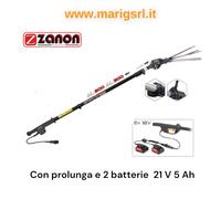 Scuotitore abbacchiatore ZANON telescopico 340cm KARBONIUM EVO 33V a batteria